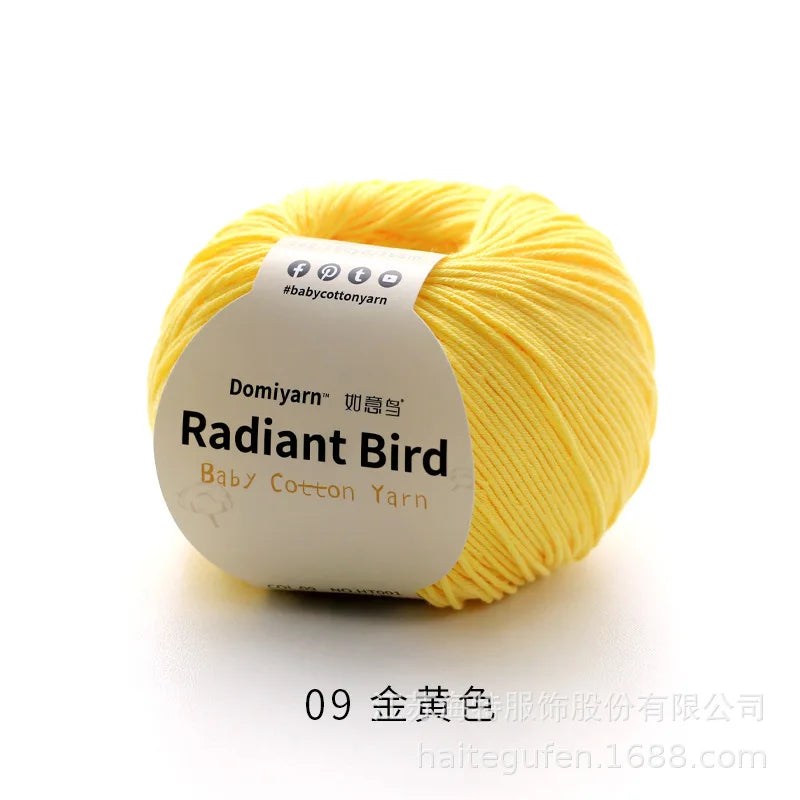 50g 100% Organic Pure Cotton Yarn