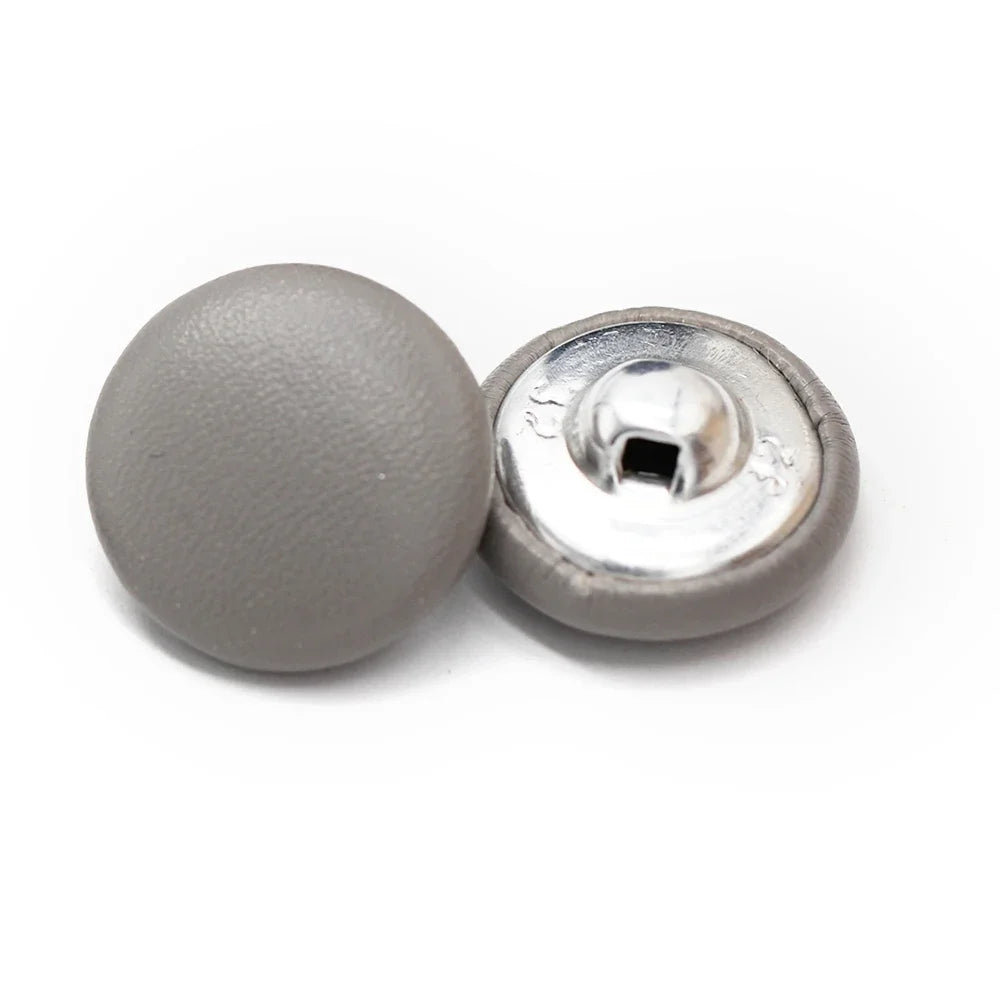 Retson 11/15/20/25/30mm Leather Covered Button - 10 PC