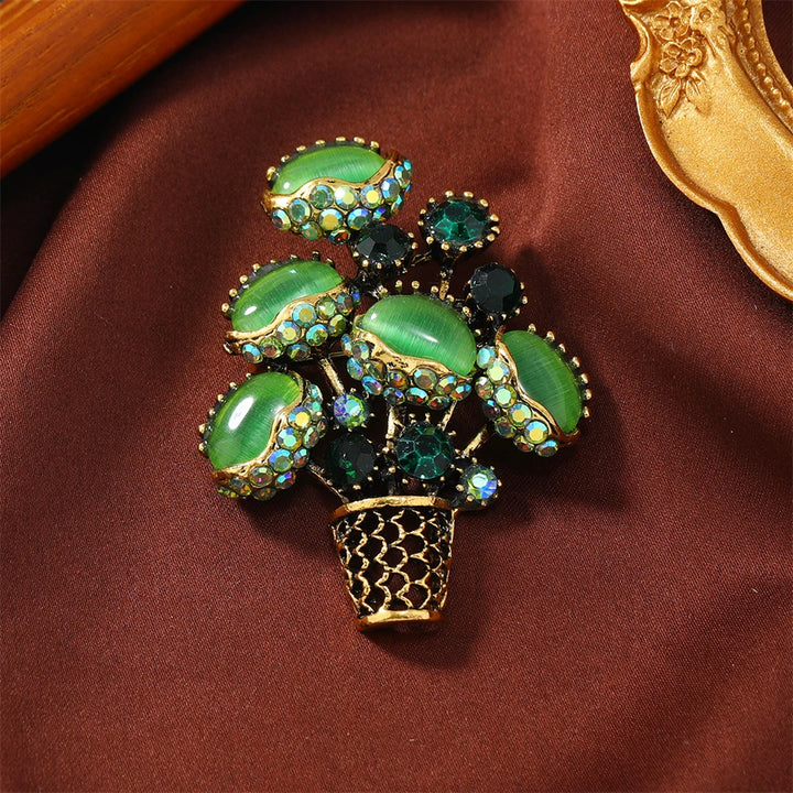 Cansu Embroidery Brooch