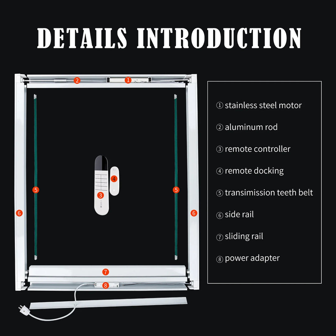 Skylight Rechargeable Motorized Blackout Cell Shade