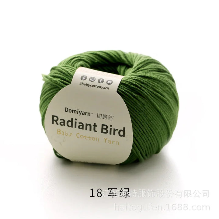50g 100% Organic Pure Cotton Yarn