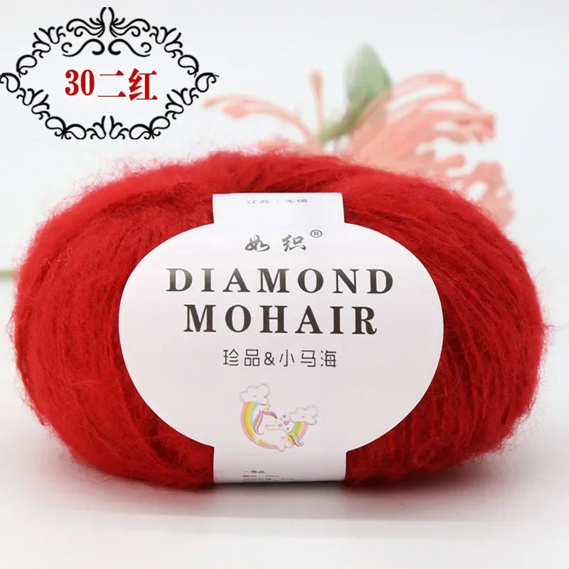 25g Mohair Wool Blended Yarn