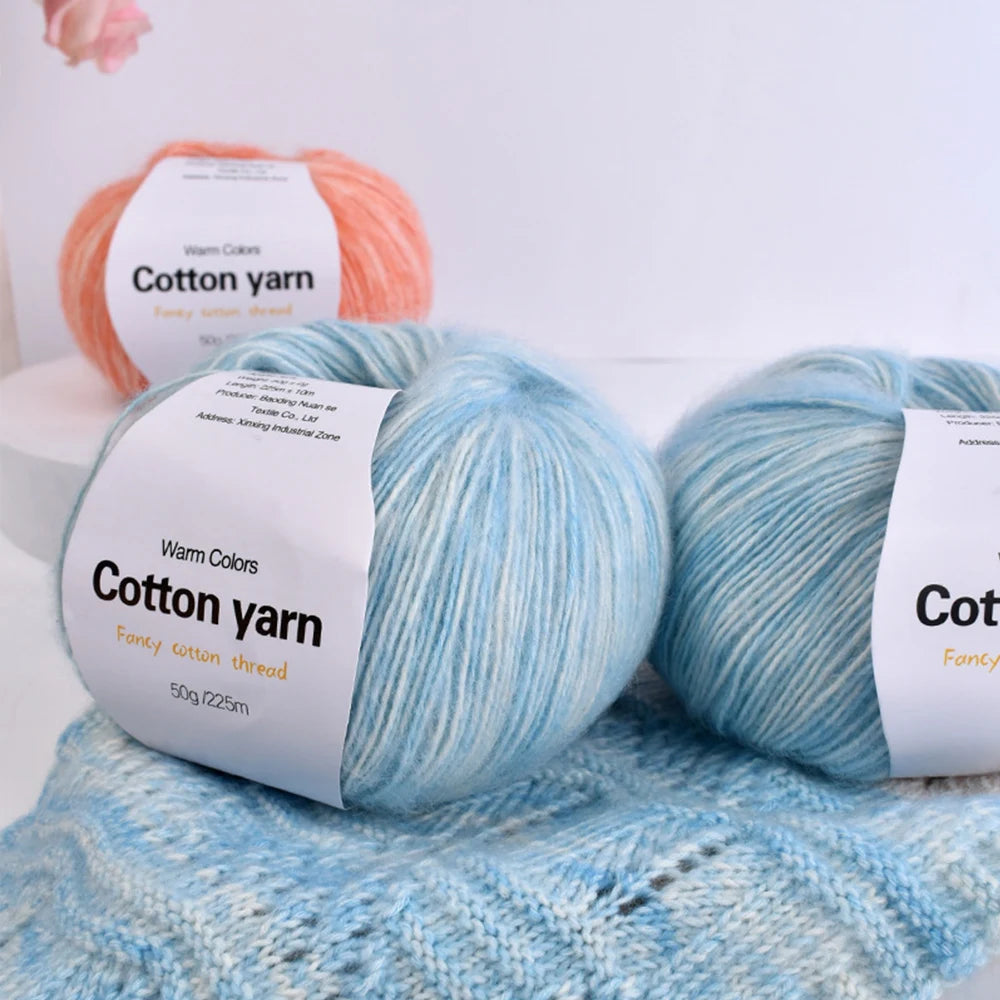 50g Soft Cotton Blended Crochet Yarn