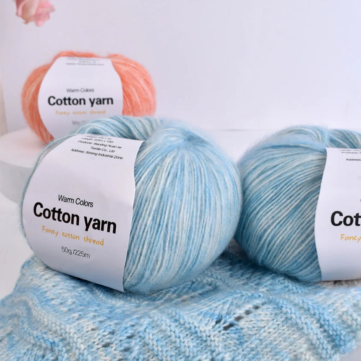 50g Soft Cotton Blended Crochet Yarn