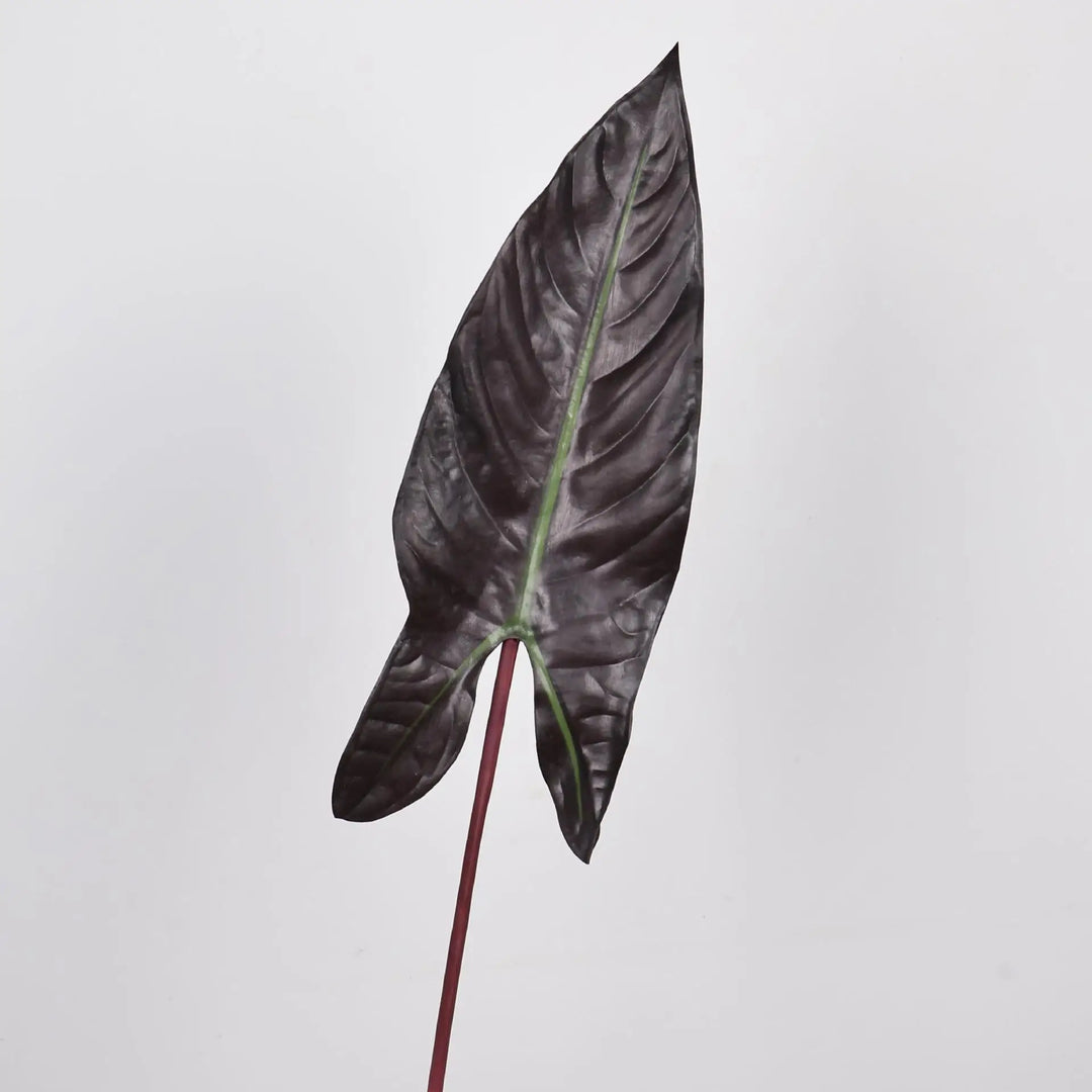 Spire 31 Inch Artificial Alocasia Leaf Faux Green Plant