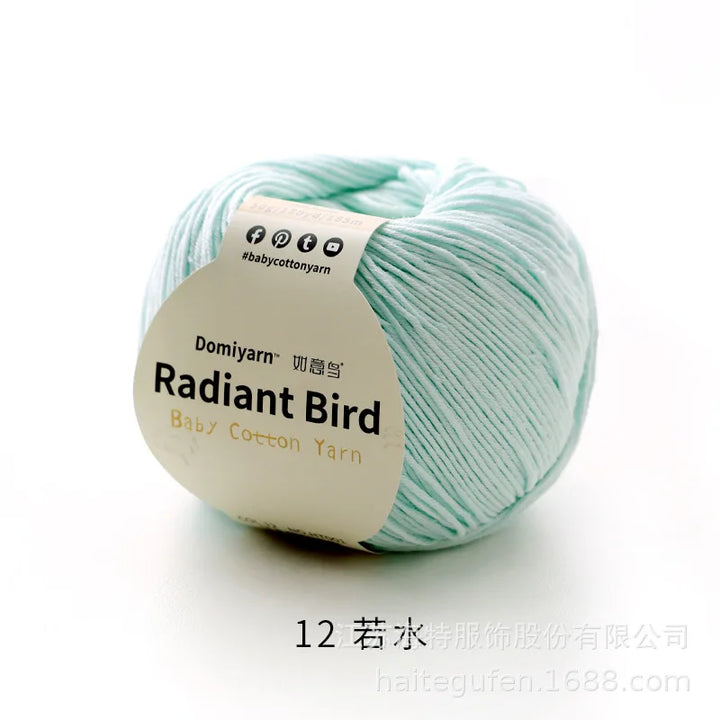 50g 100% Organic Pure Cotton Yarn