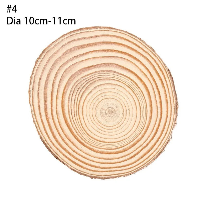 Natural Round Wood Coasters