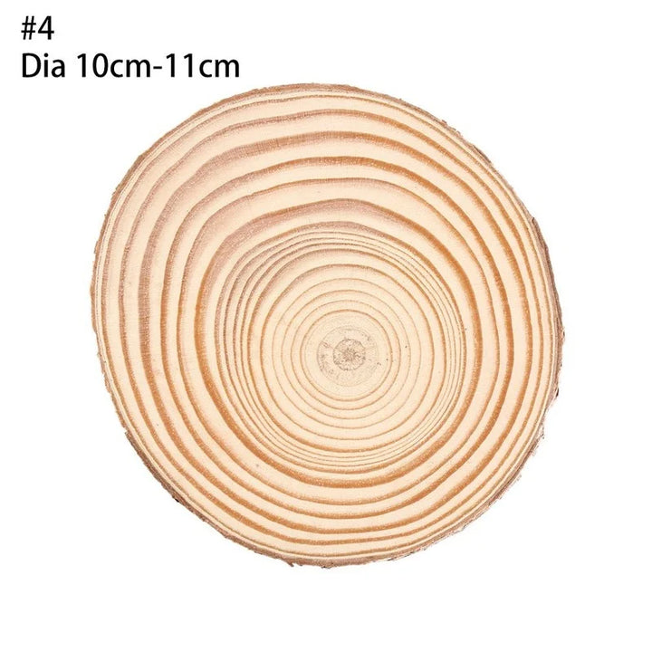 Natural Round Wood Coasters