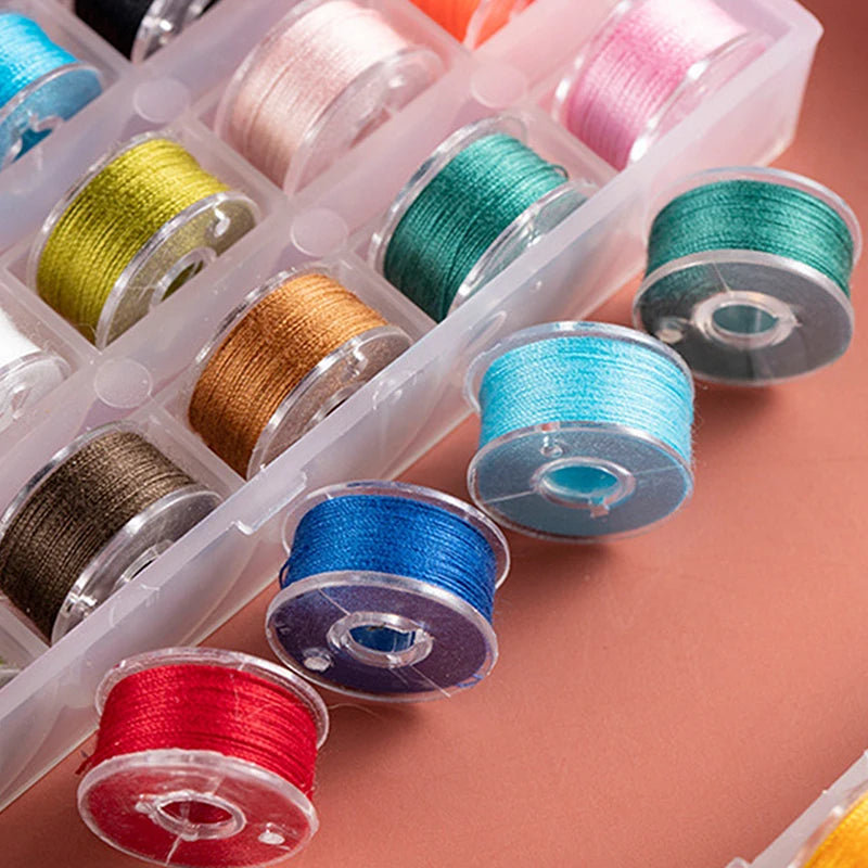 Multicolor Sewing Bobbins Box Set