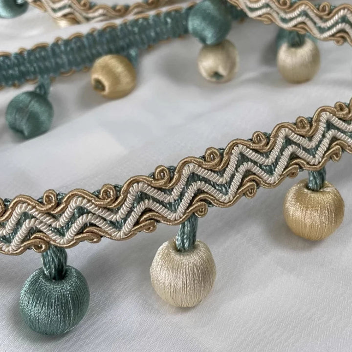 Tastle Ball Tassel Fringe Trim