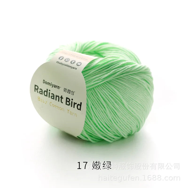 50g 100% Organic Pure Cotton Yarn