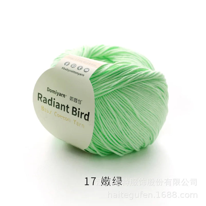 50g 100% Organic Pure Cotton Yarn