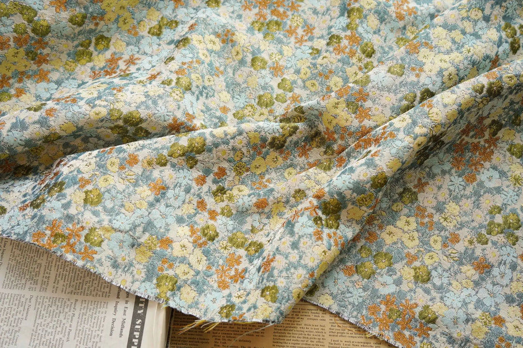 Matka Floral Woven Jacquard Fabric