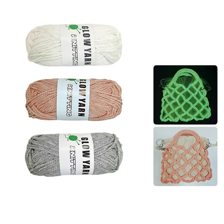 2mm 4mm Luminous Yarn Glow in the Dark Yarn