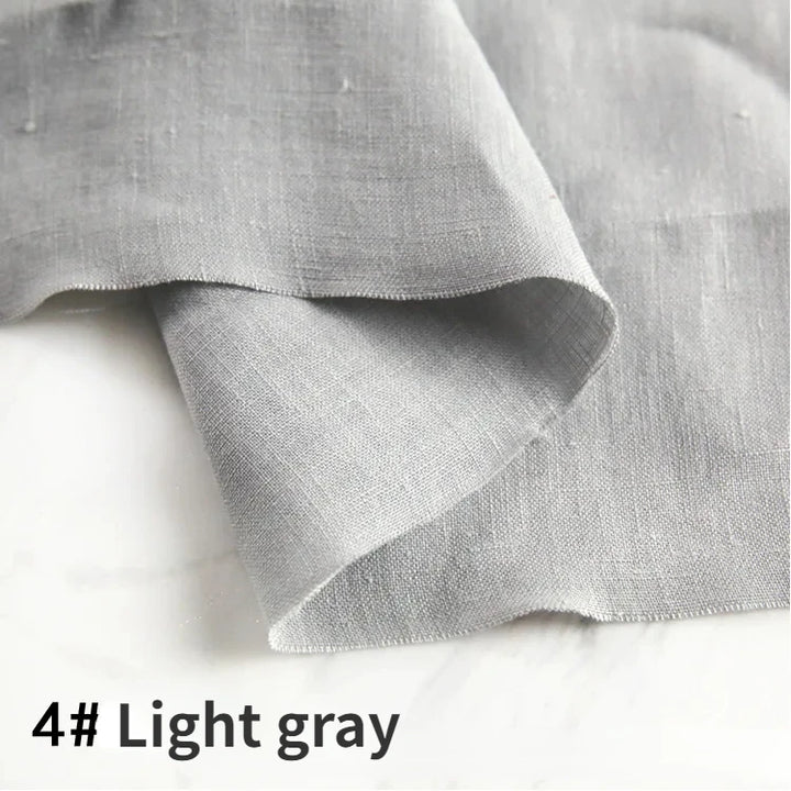 22 Colors / Alim Solid 100% Linen Fabric