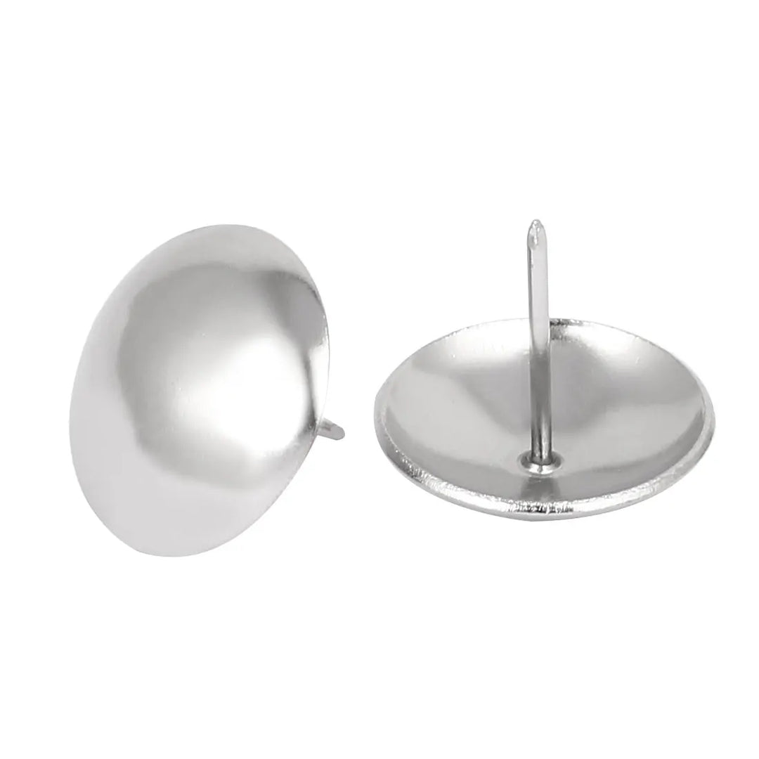 10/20/25pc Round Silver Upholstery Nails