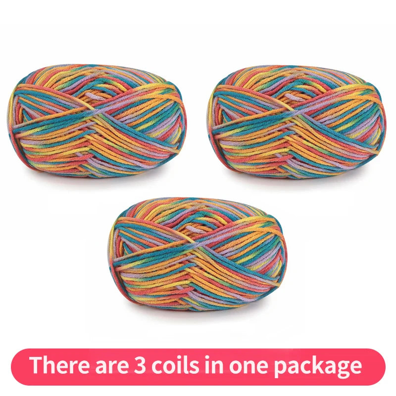 150g Segmented Dyed Gradient Colorful Yarn