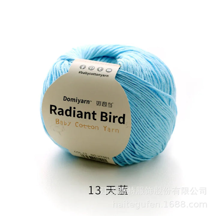 50g 100% Organic Pure Cotton Yarn