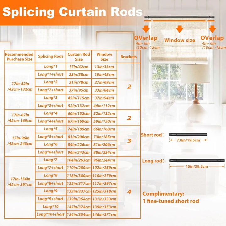 Strut 5/8 inch Curtain Rod