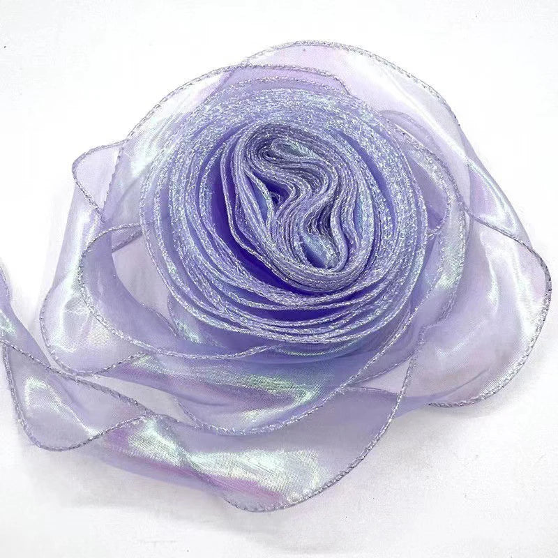 10 Yards / Fishtail Organza Wavy Edge Ribbon