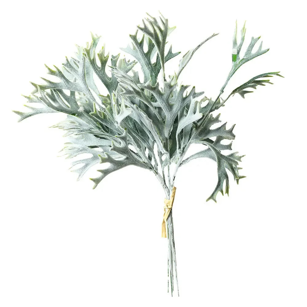 6pcs Velluto Staghorn Plant Artificial Flower
