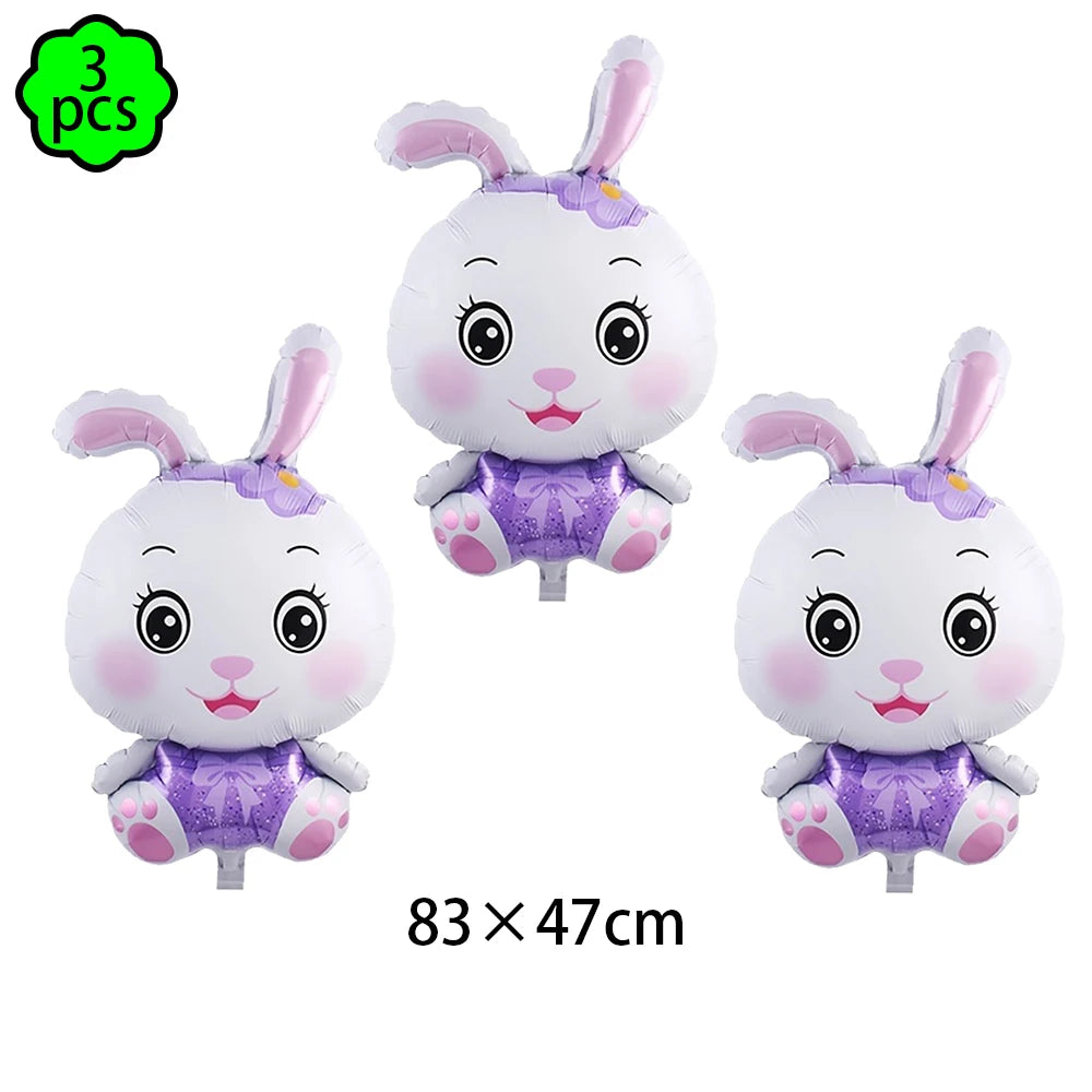 Inflatable Easter Rabbit Balloon Party Decor Supplies