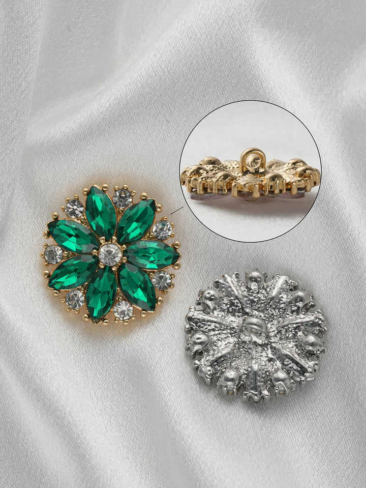 4 PC / Ramste Rhinestone Buttons