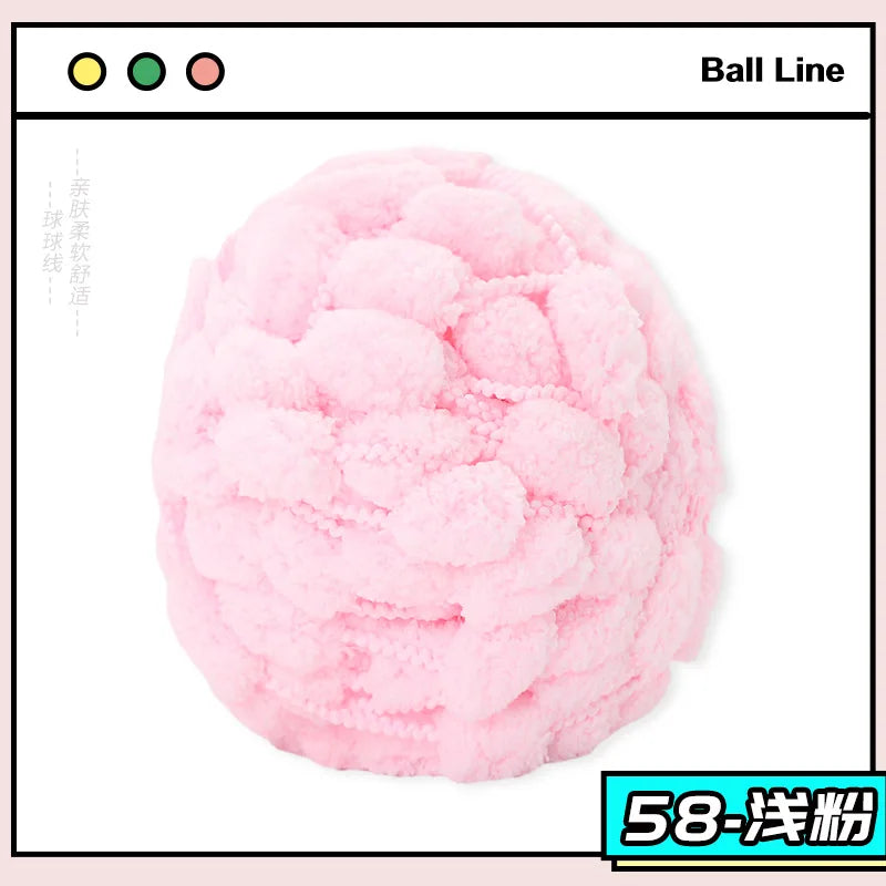 100g Colorful Thick Ball Yarn