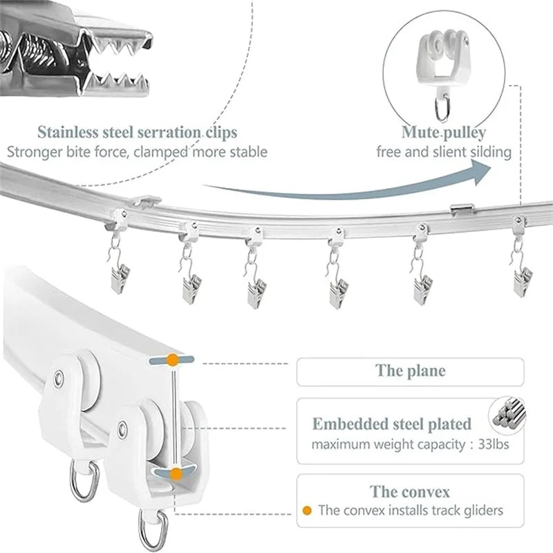 Flexible PVC Track – Classic Modern Fabrics