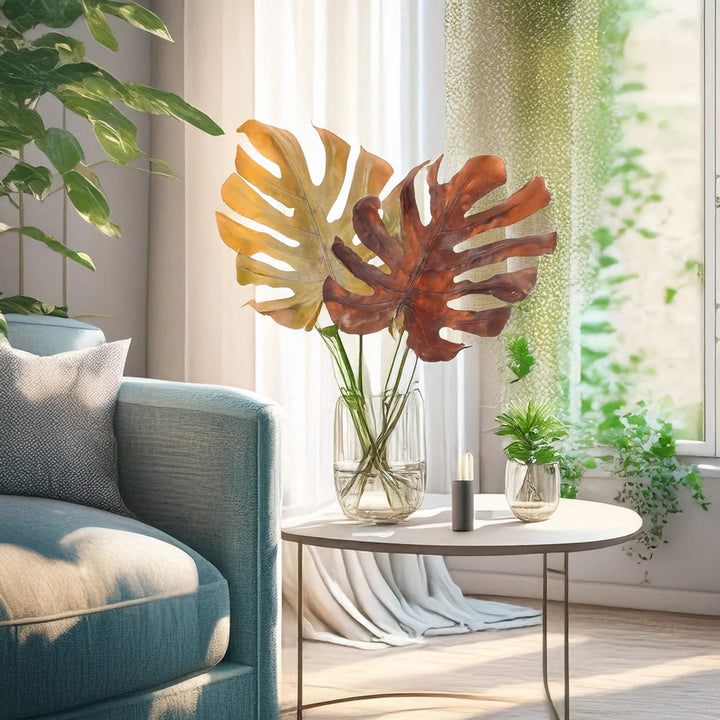 Saga 23 Inch Artificial Monstera Leaf