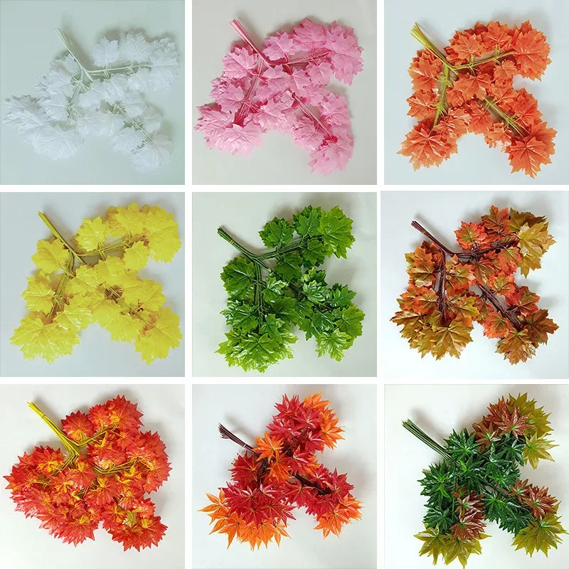 12pc Nuvola Artificial Banyan Leaf Leaves