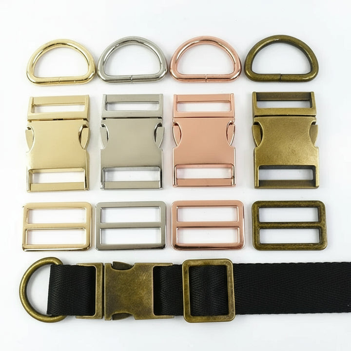 15-38mm Metal D Ring DIY Accessories Buckle Set