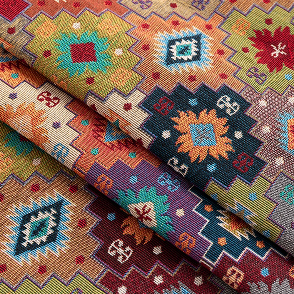 Cable Bohemian Chenille Fabric