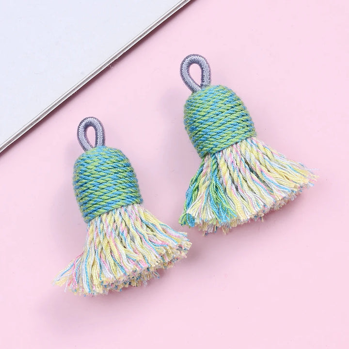 2 PC Nivelle Multicolor Tassel