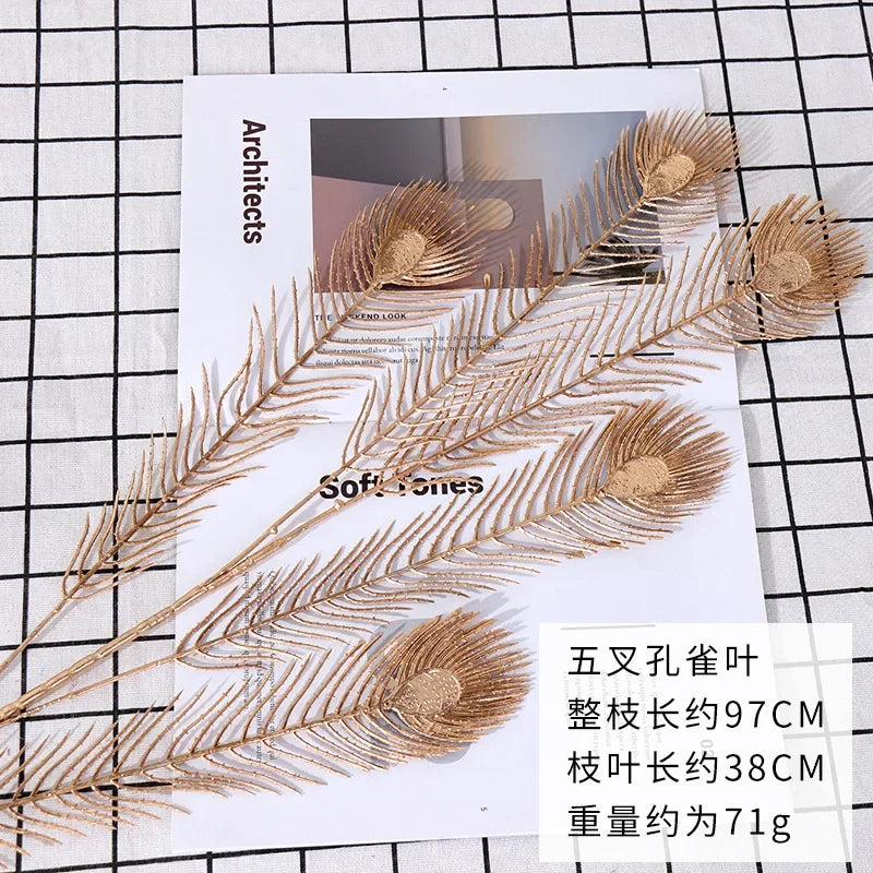 Valen Artificial Golden Ginkgo Leaves