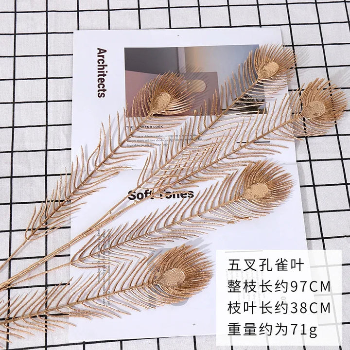 Valen Artificial Golden Ginkgo Leaves