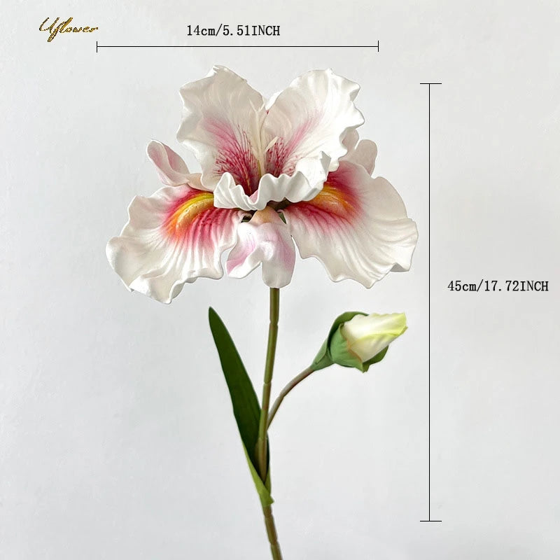 17" Faux Iris Flower Bundle