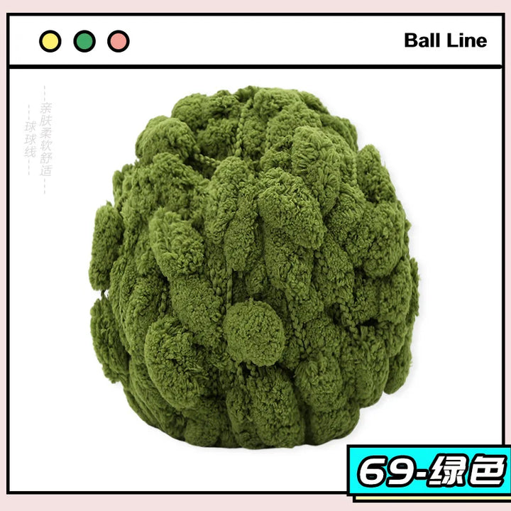 100g Colorful Thick Ball Yarn