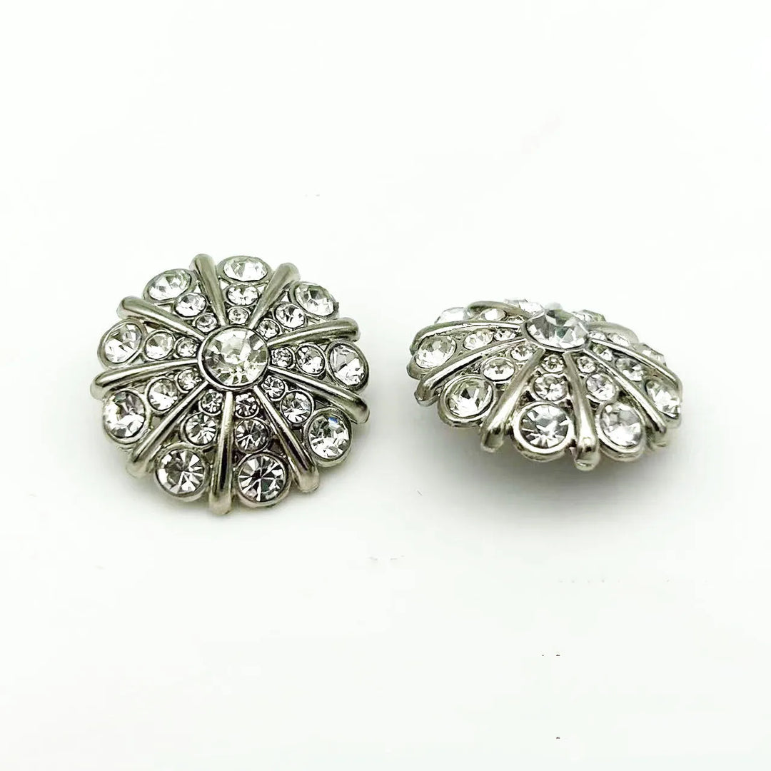 6 PC / Baoih Rhinestones Buttons