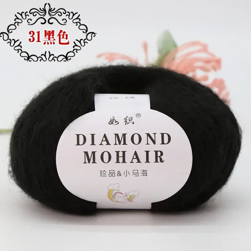 25g Mohair Wool Blended Yarn