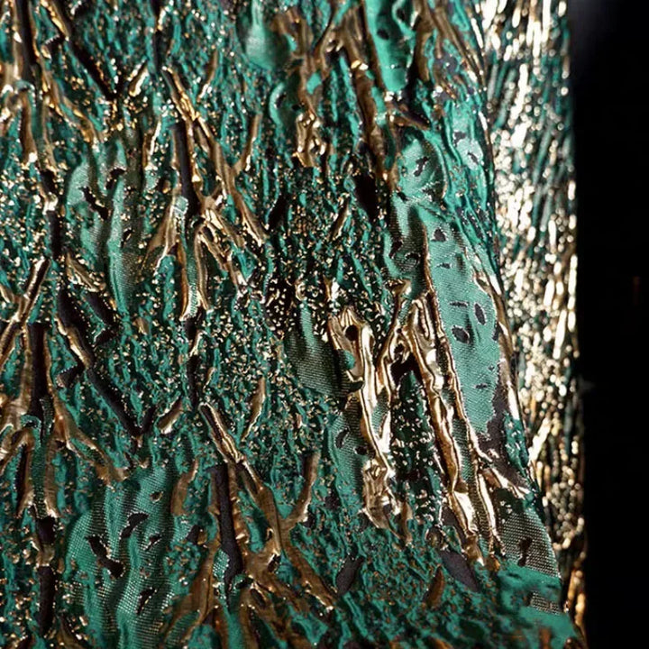 Monique Soft Sheen 3D Abstract Satin Jacquard Fabric