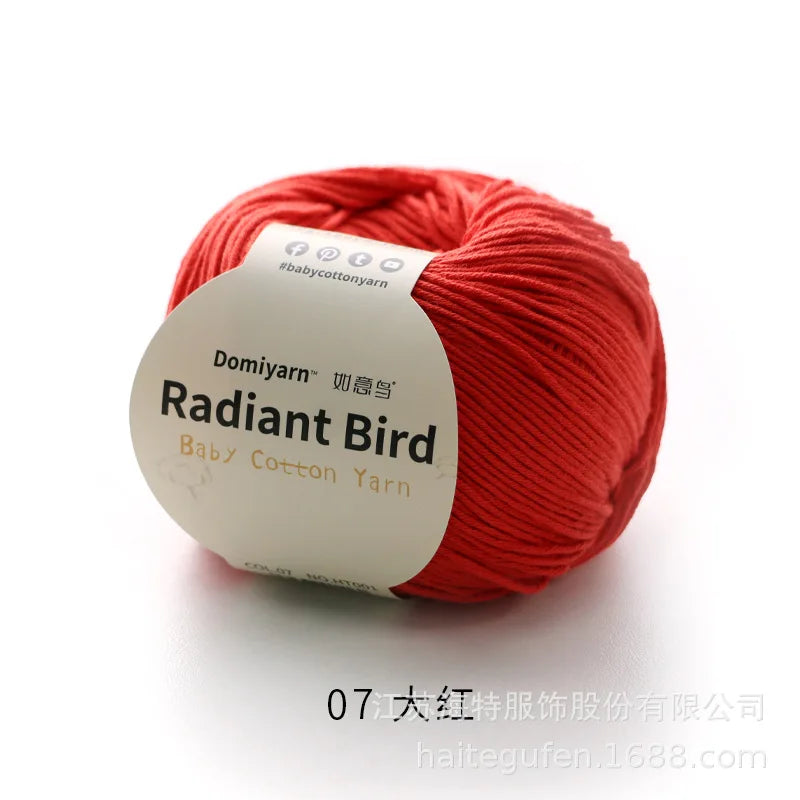 50g 100% Organic Pure Cotton Yarn