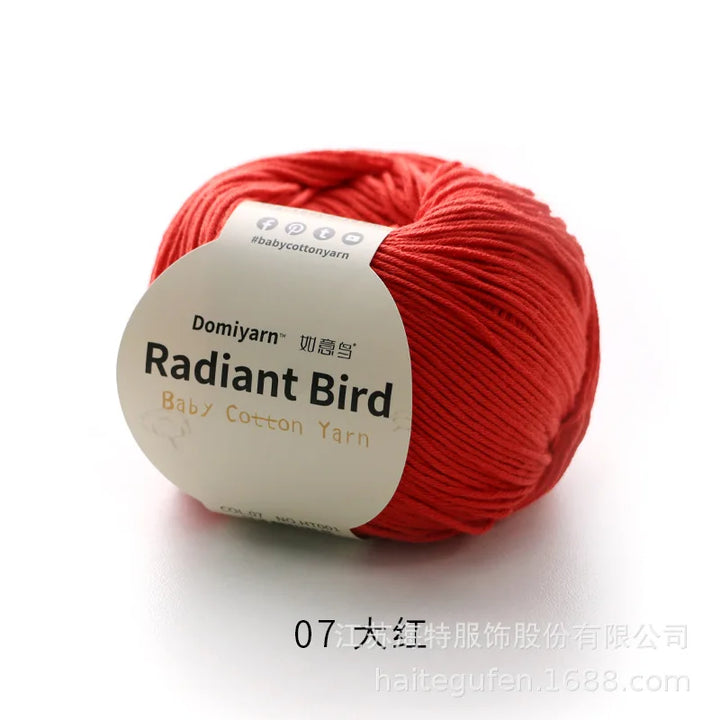 50g 100% Organic Pure Cotton Yarn