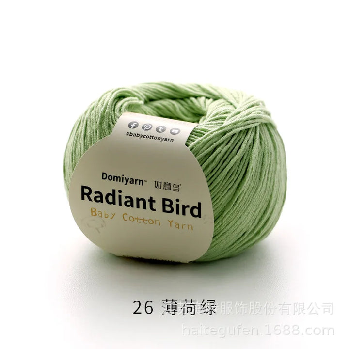 50g 100% Organic Pure Cotton Yarn