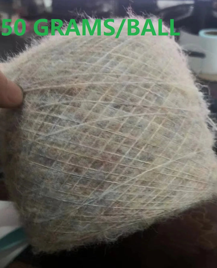 250g Ball Rainbow Faux Mohair Yarn