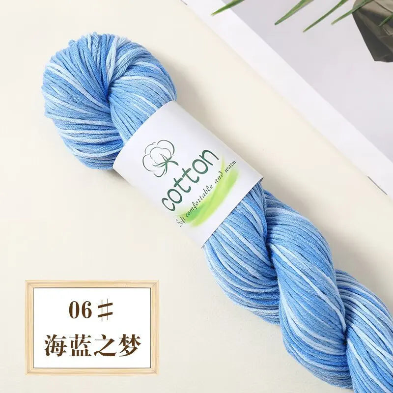 50g 100% Cotton Dyed Yarn