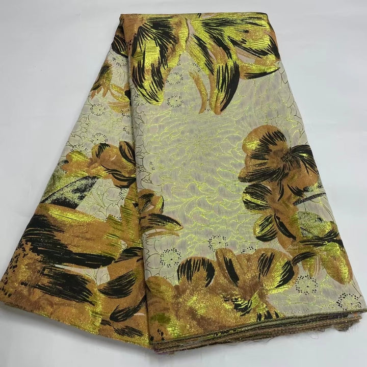 5 YARDS / 6 COLORS / Large Abstract Viscose Jacquard Brocade Woven Fashion Jacket Dress Fabric