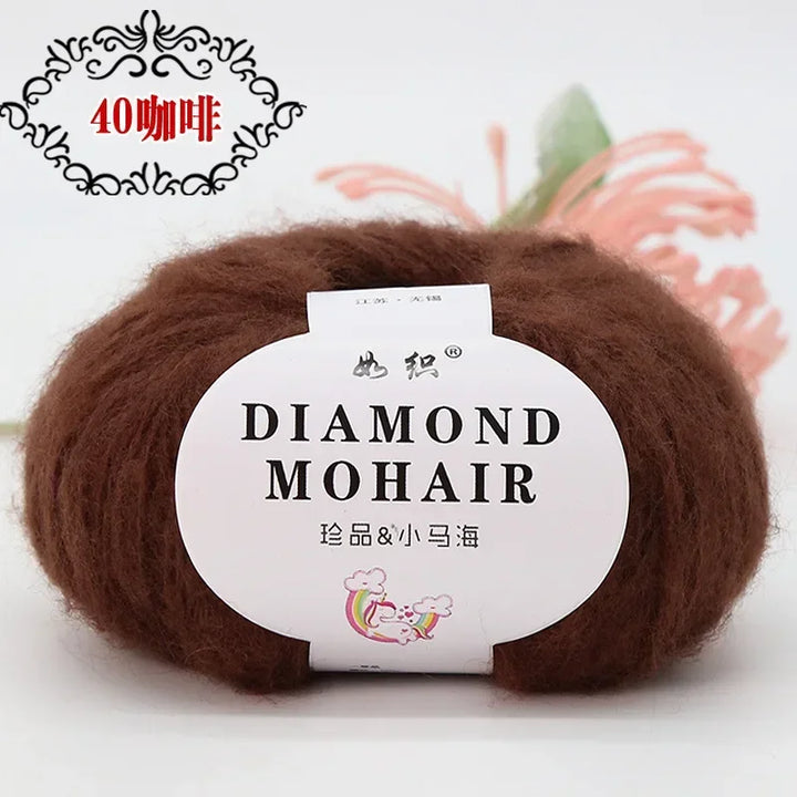 25g Mohair Wool Blended Yarn