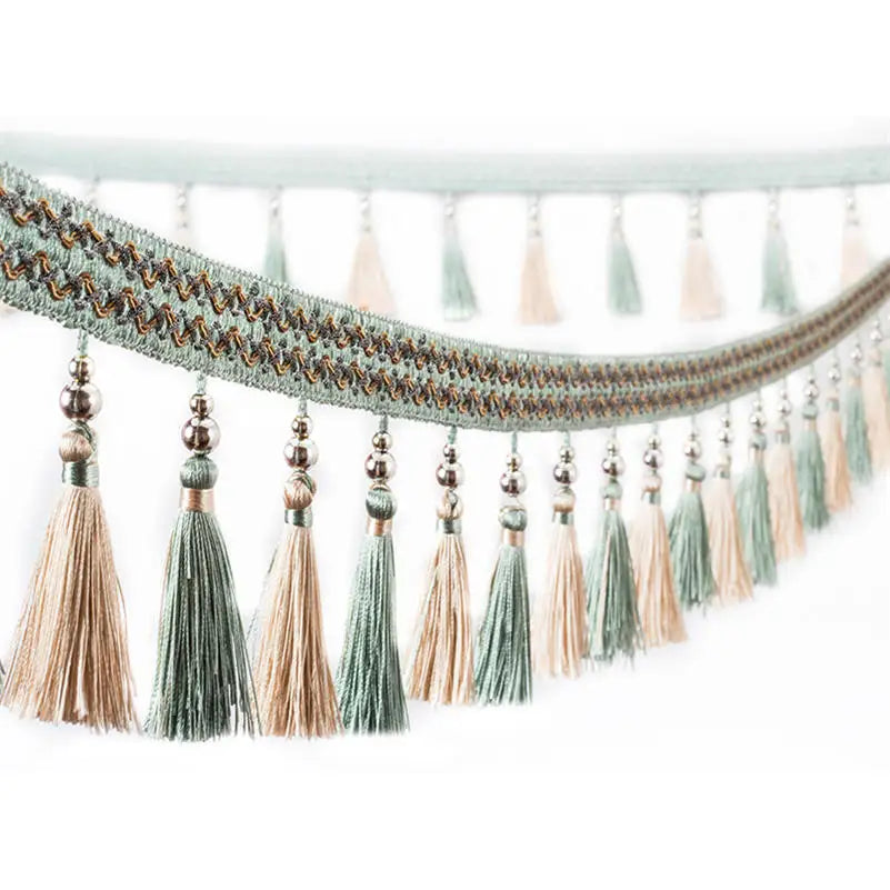 Mateo Beaded Tassel Fringe Trim
