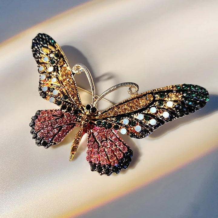 Meral Rhinestone Brooch